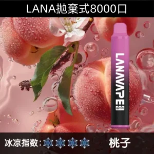 Lanavape8000口拋棄式Lana一次性可充電式電子煙|【桃子】